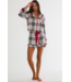 Aurora & Luna PJ Set- Frosted Pine Plaid