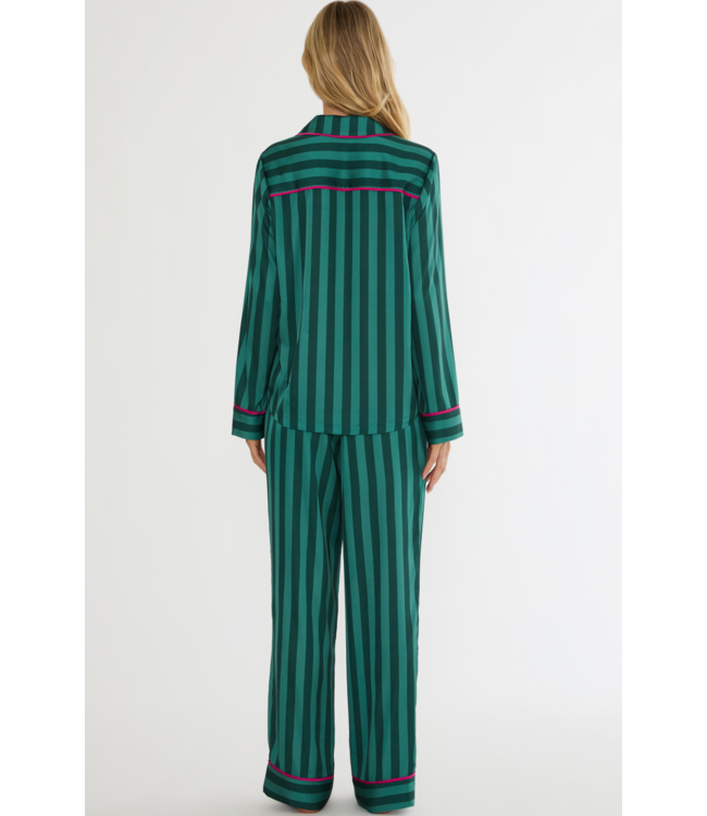 Livy & Connie PJ Set- Pine Stripe