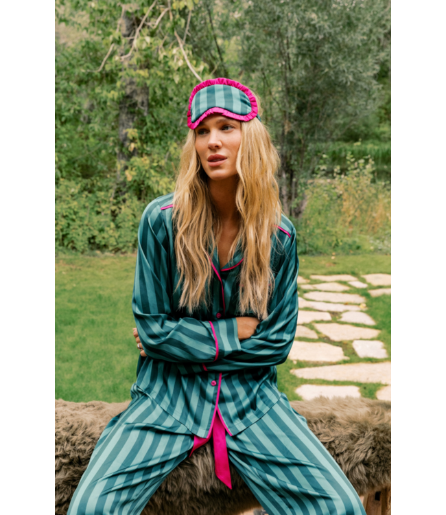 Livy & Connie PJ Set- Pine Stripe