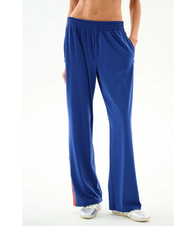 Maxie Rigor Track Pant- Cobalt/Terracotta