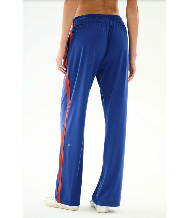Maxie Rigor Track Pant- Cobalt/Terracotta