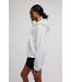 Final Call Zip Up- White Heather Grey