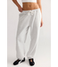 Final Call Jogger- White Heather Grey