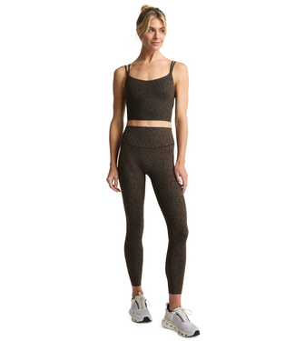 Beyond Yoga Glowzone Printed HW Midi Legging- Speckle Dot Multi