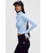 Solid Tempo Half Zip- Peri Blue