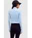 Solid Tempo Half Zip- Peri Blue