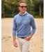 Cashmere Touch Australian Merino Hoodie- Blue