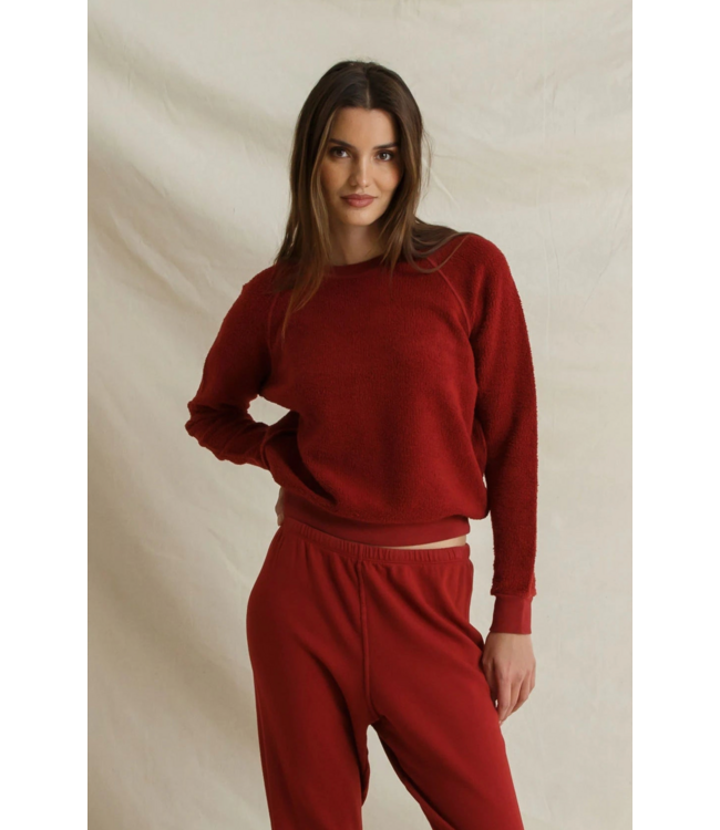 Ziggy Inside Out Fleece- Ruby Red