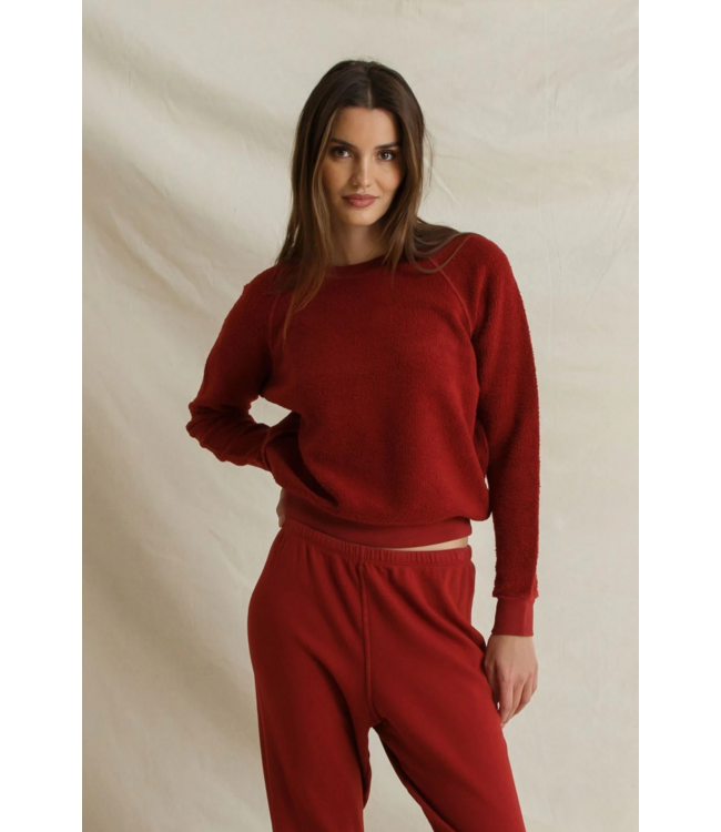 Ziggy Inside Out Fleece- Ruby Red