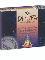 SEVEN CHAKRA BLESSING INCENSE CUPS 6PC