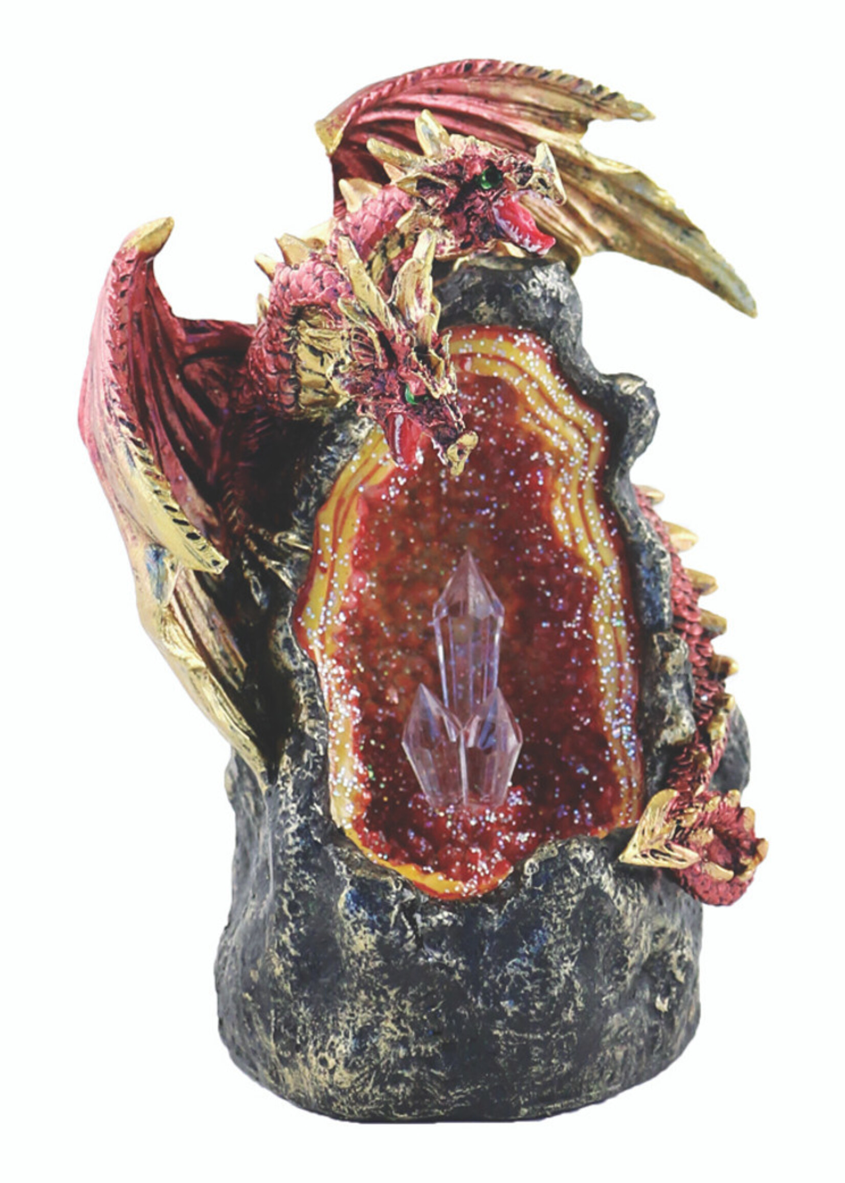 Dragon Back Flow Burner With LED 7"