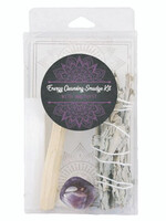 Energy Cleansing Smudge Kit with Amethyst