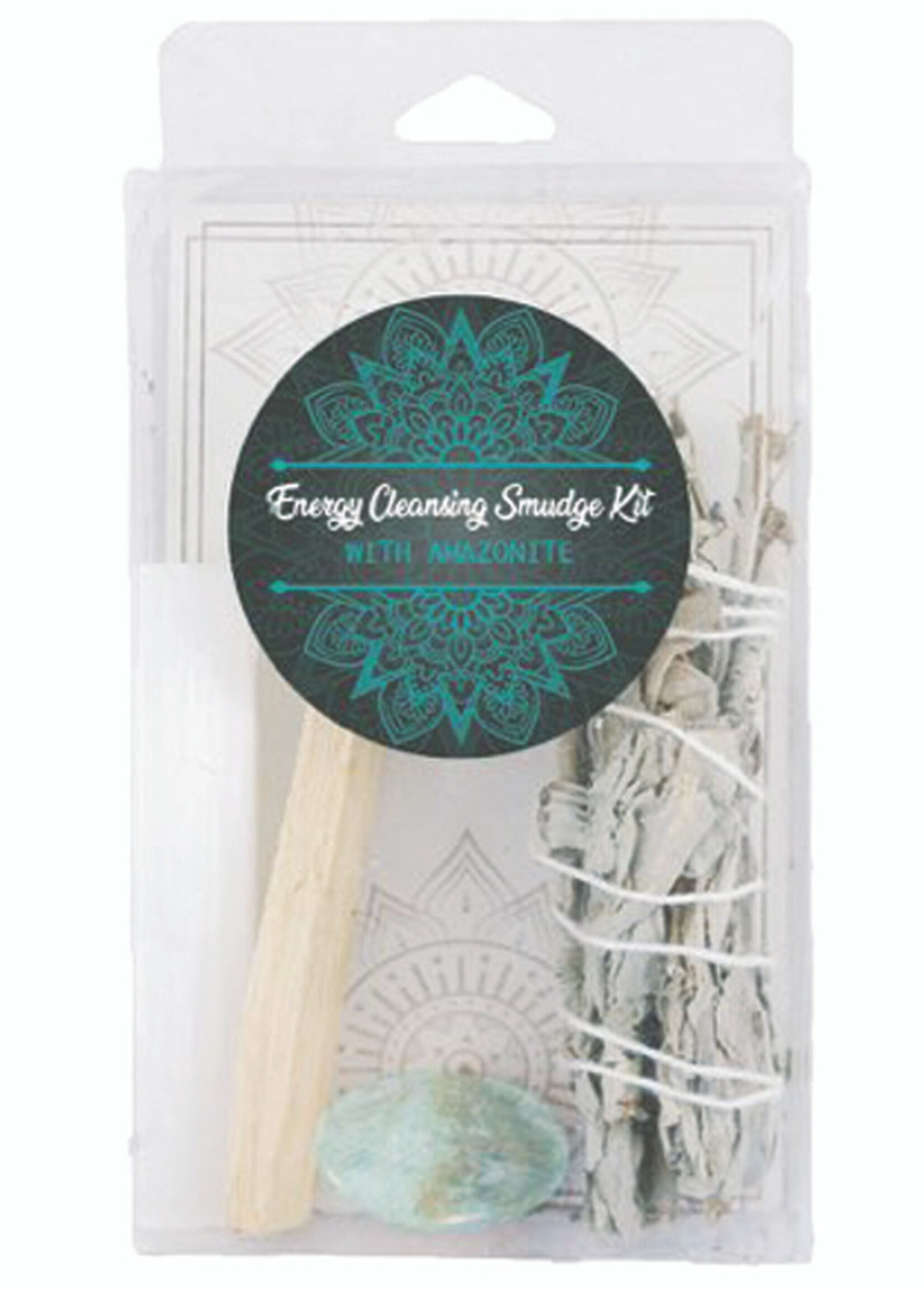 Energy Cleansing Smudge Kit with Amazonite