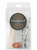Energy Cleansing Smudge Kit with Agate