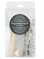Energy Cleansing Smudge Kit with Quartz