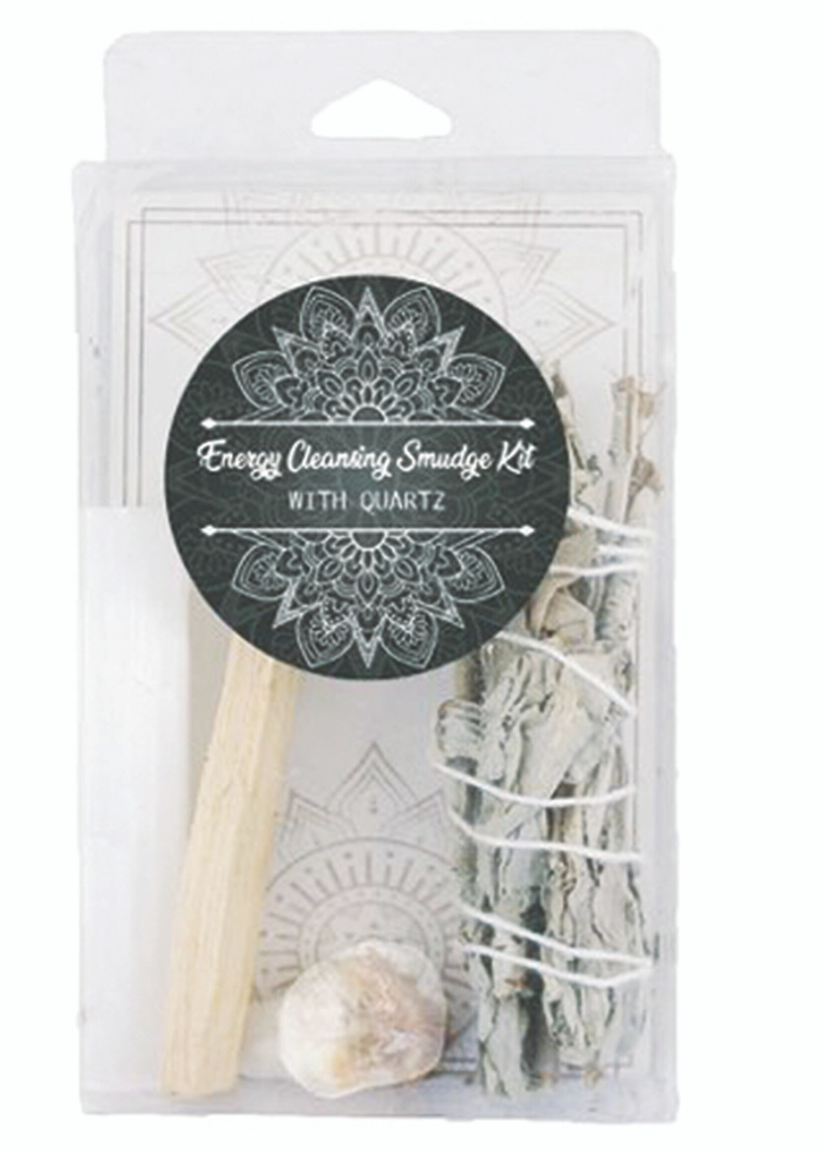 Energy Cleansing Smudge Kit with Quartz