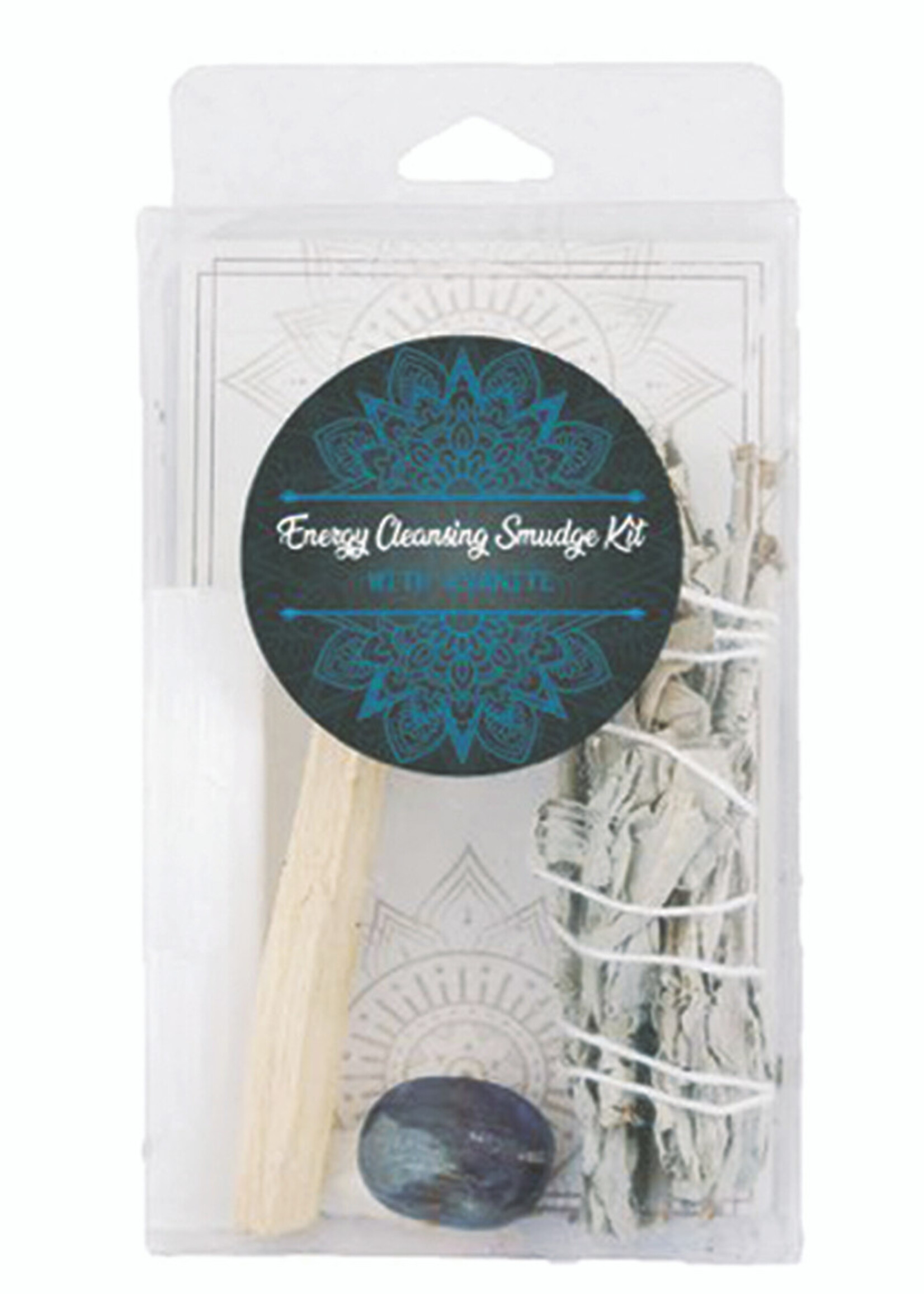Energy Cleansing Smudge Kit with Kyanite