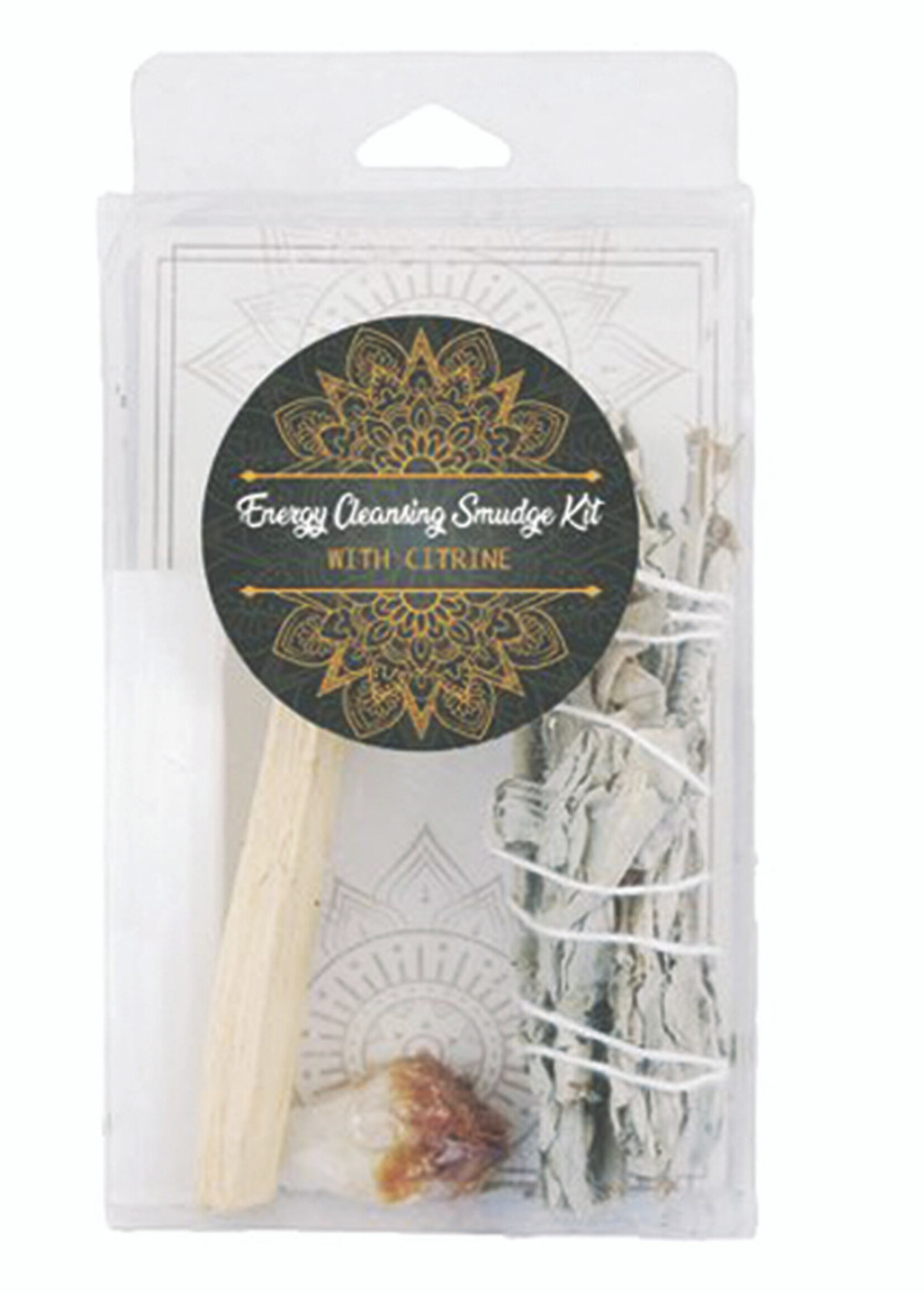 Energy Cleansing Smudge Kit with Citrine
