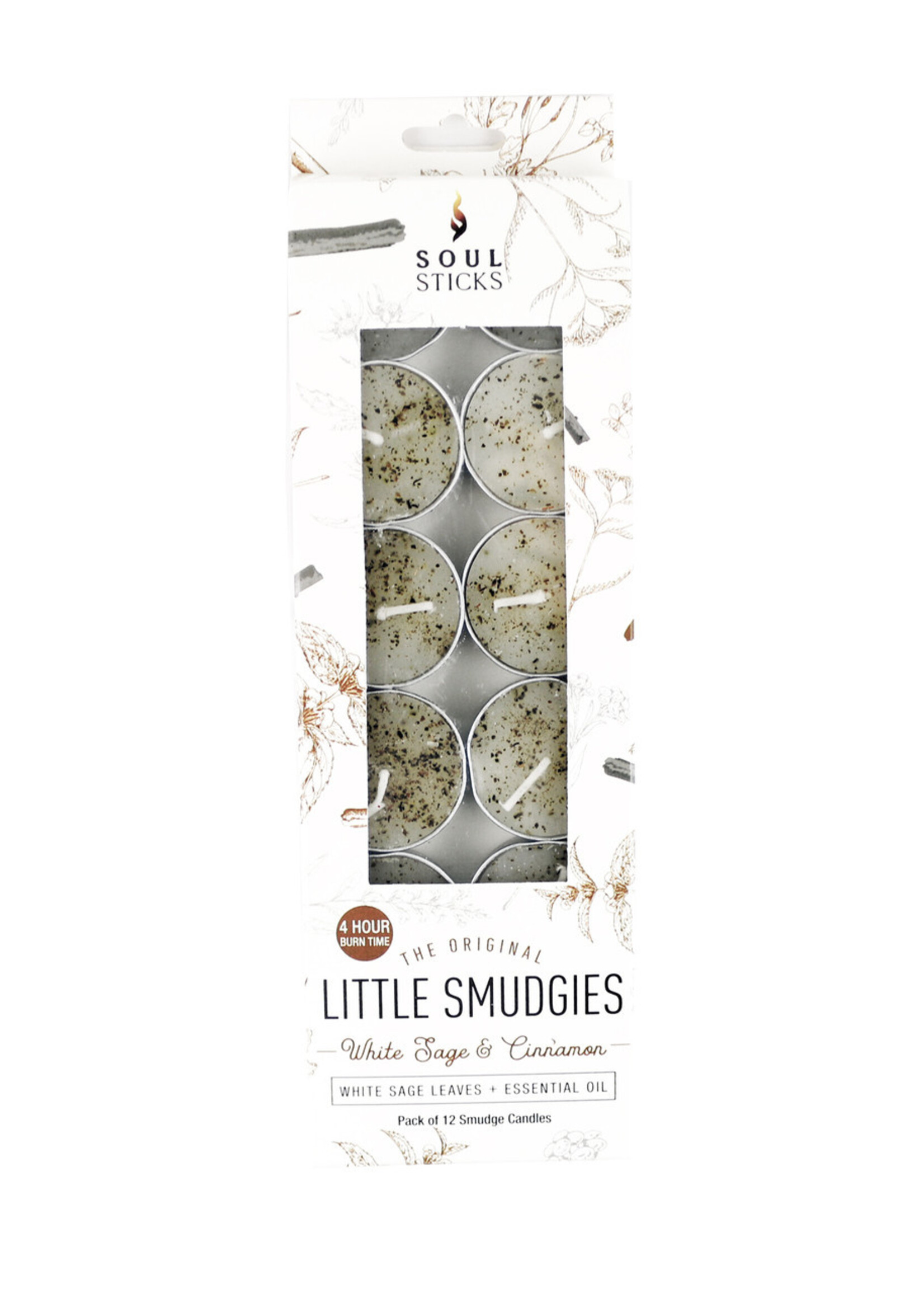 White Sage & Cinnamon Little Smudge Candles