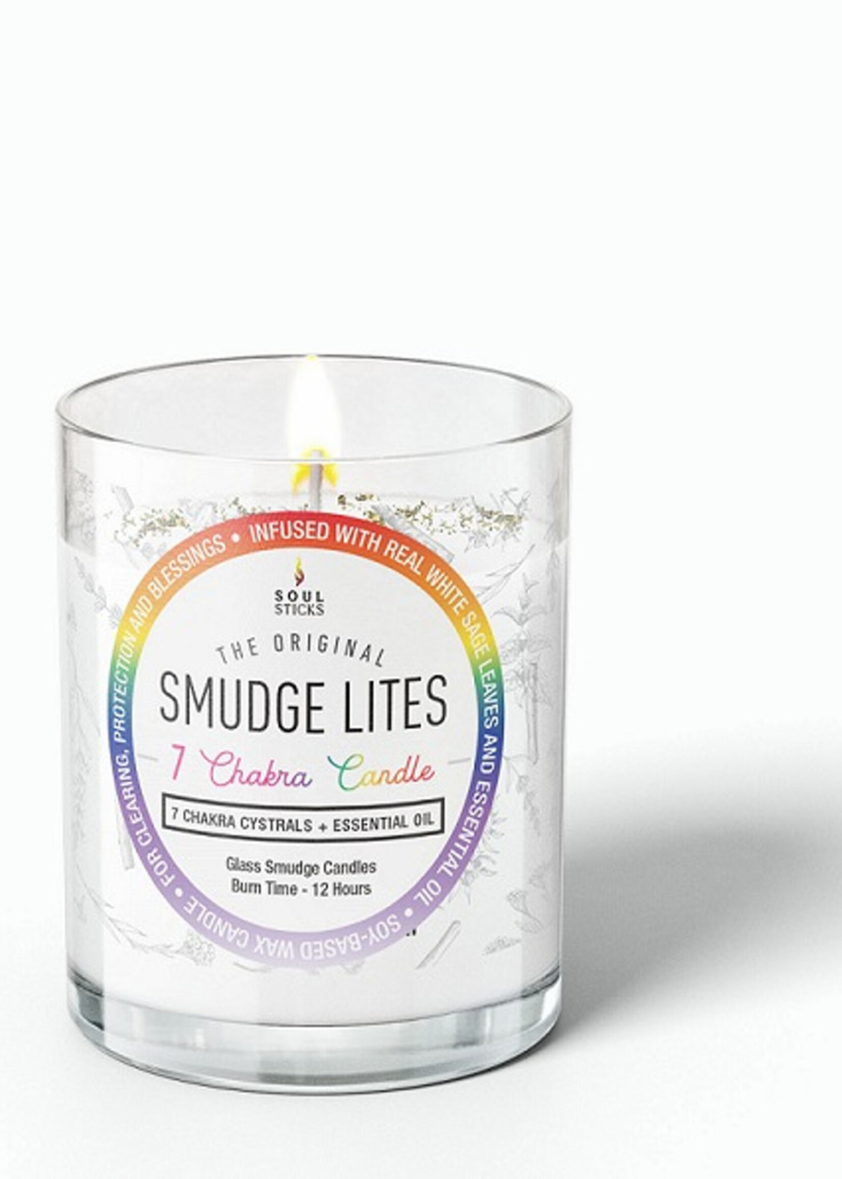 7 Chakra Votive Smudge Candle