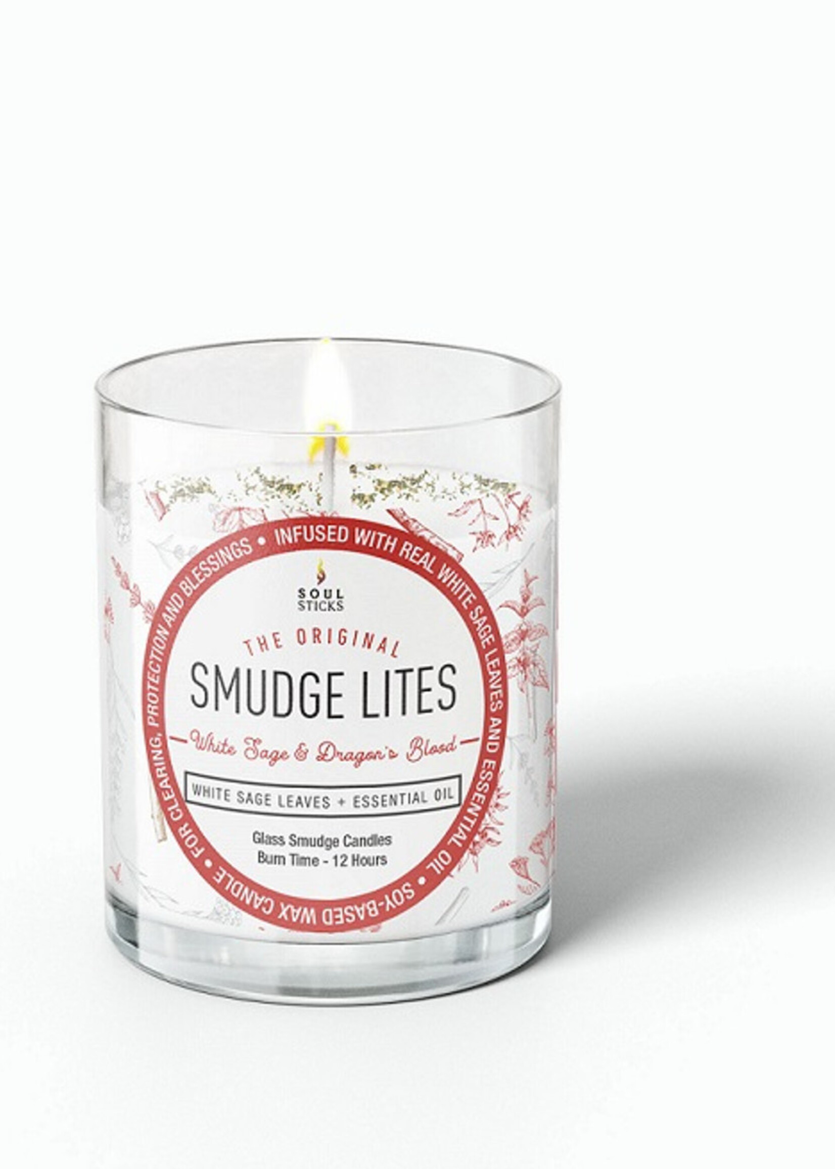 White Sage & Dragons Blood Votive Smudge Candle