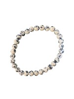 Dalmatian Jasper Bracelet 4 mm