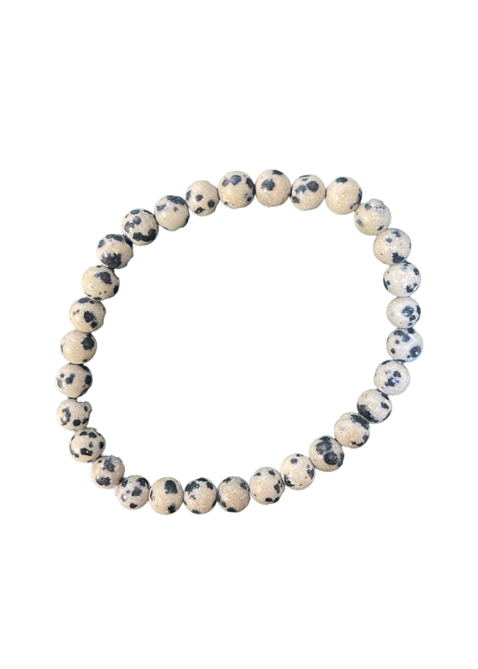 Dalmatian Jasper Bracelet 4 mm