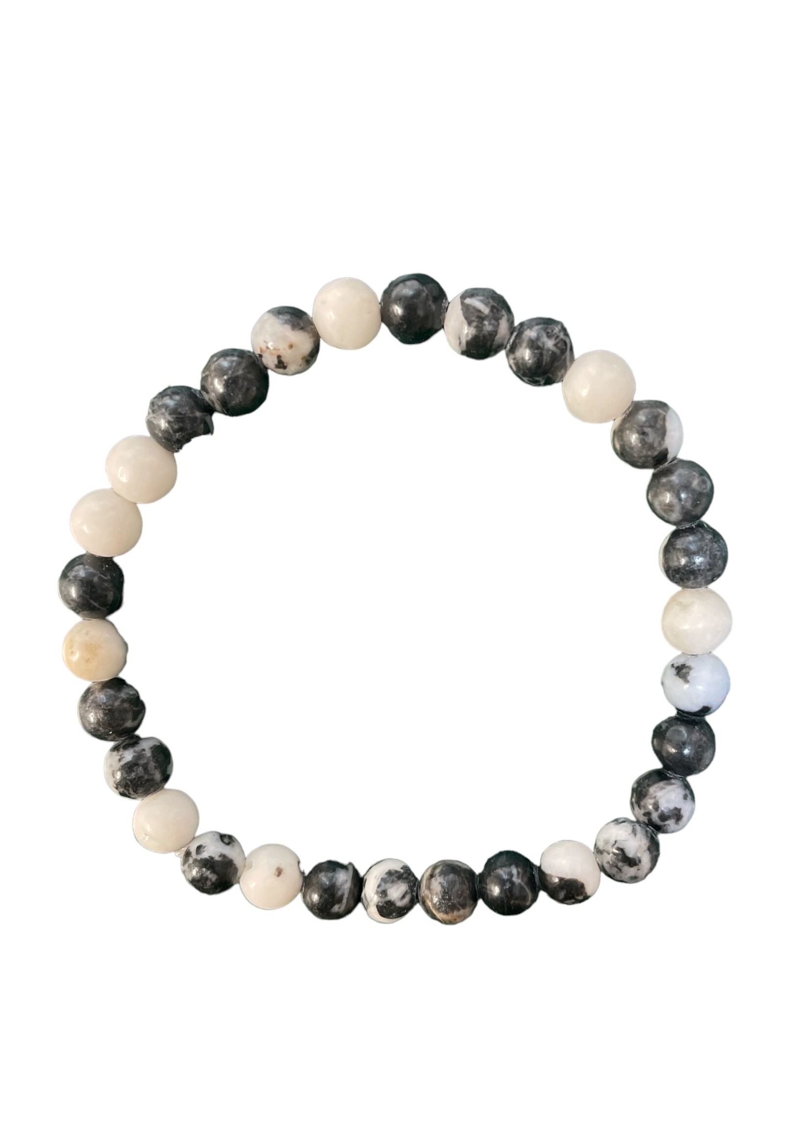 Zebra Jasper Bracelet 4 mm