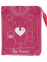 LOVERS TAROT CARD ZIPPERED BAG
