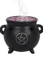 Pentagram Cauldron Incense Cone holder