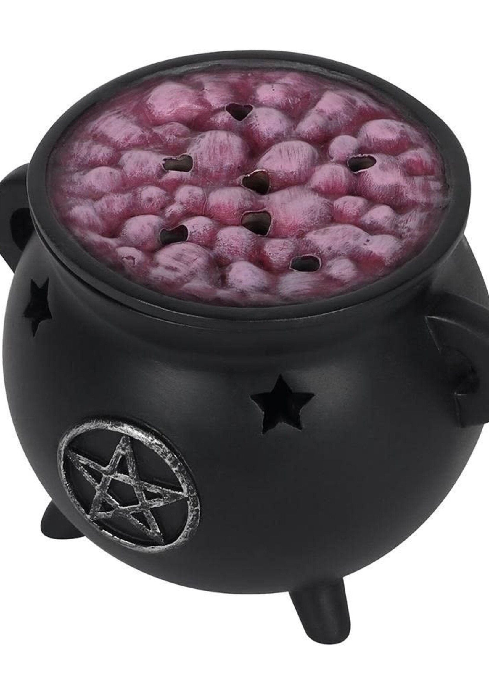 Pentagram Cauldron Incense Cone holder
