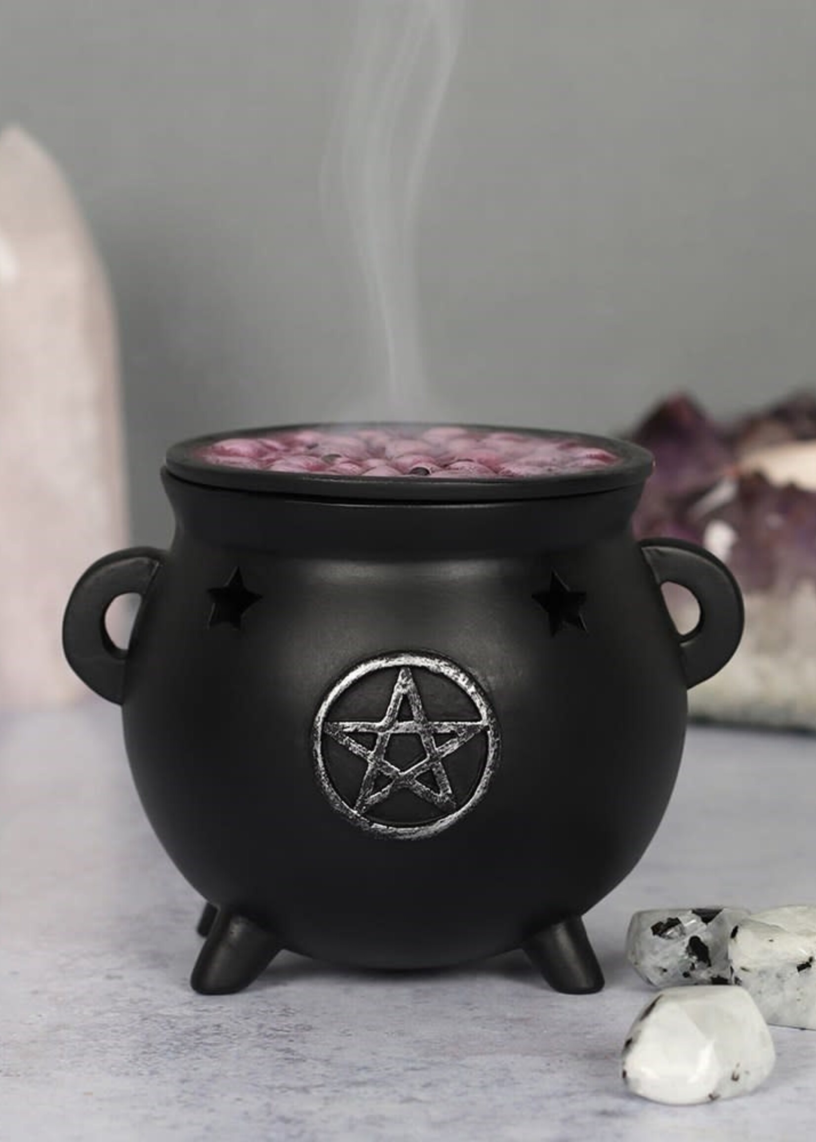 Pentagram Cauldron Incense Cone holder
