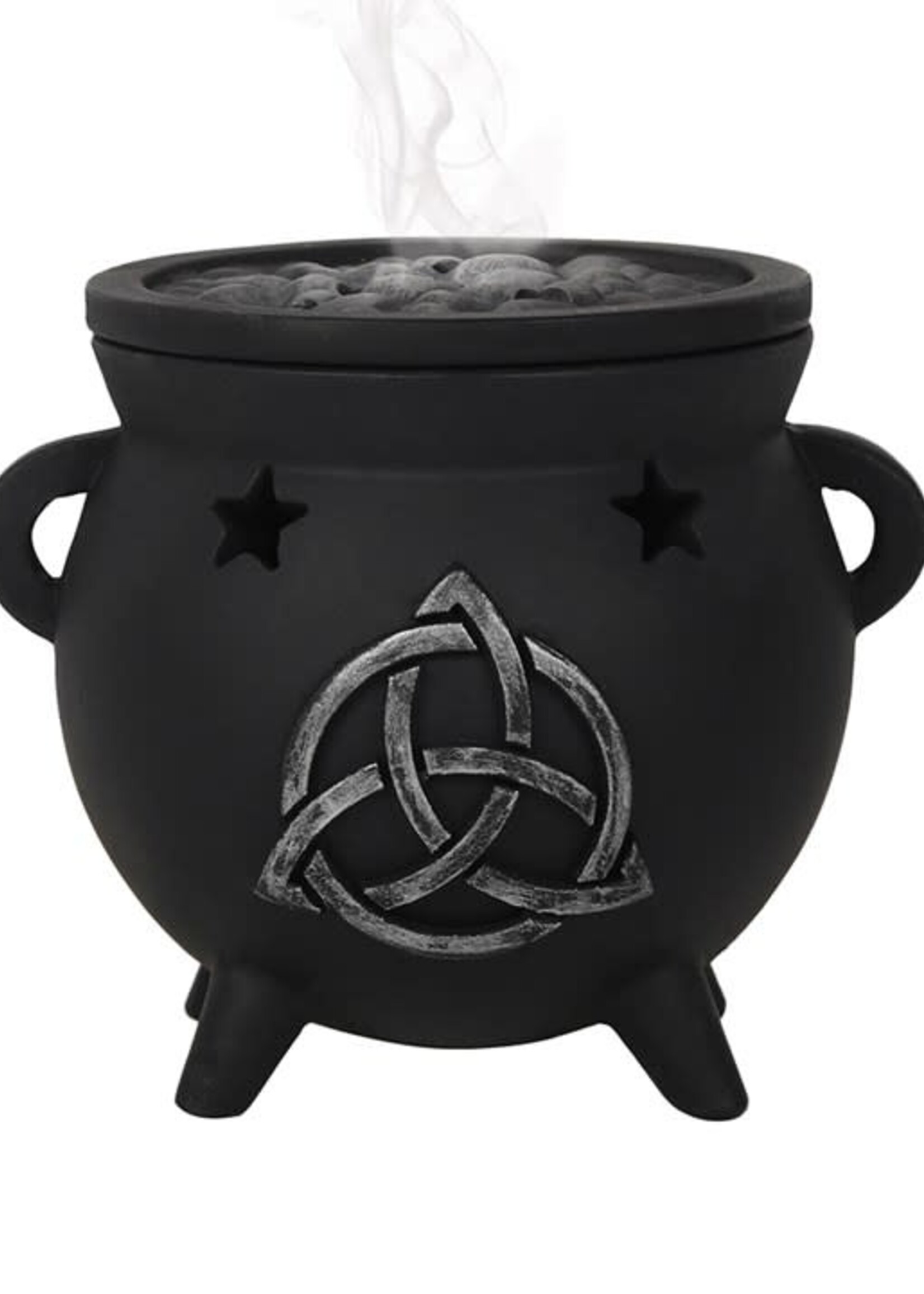 Triquetra Cauldron Incense Cone Holder