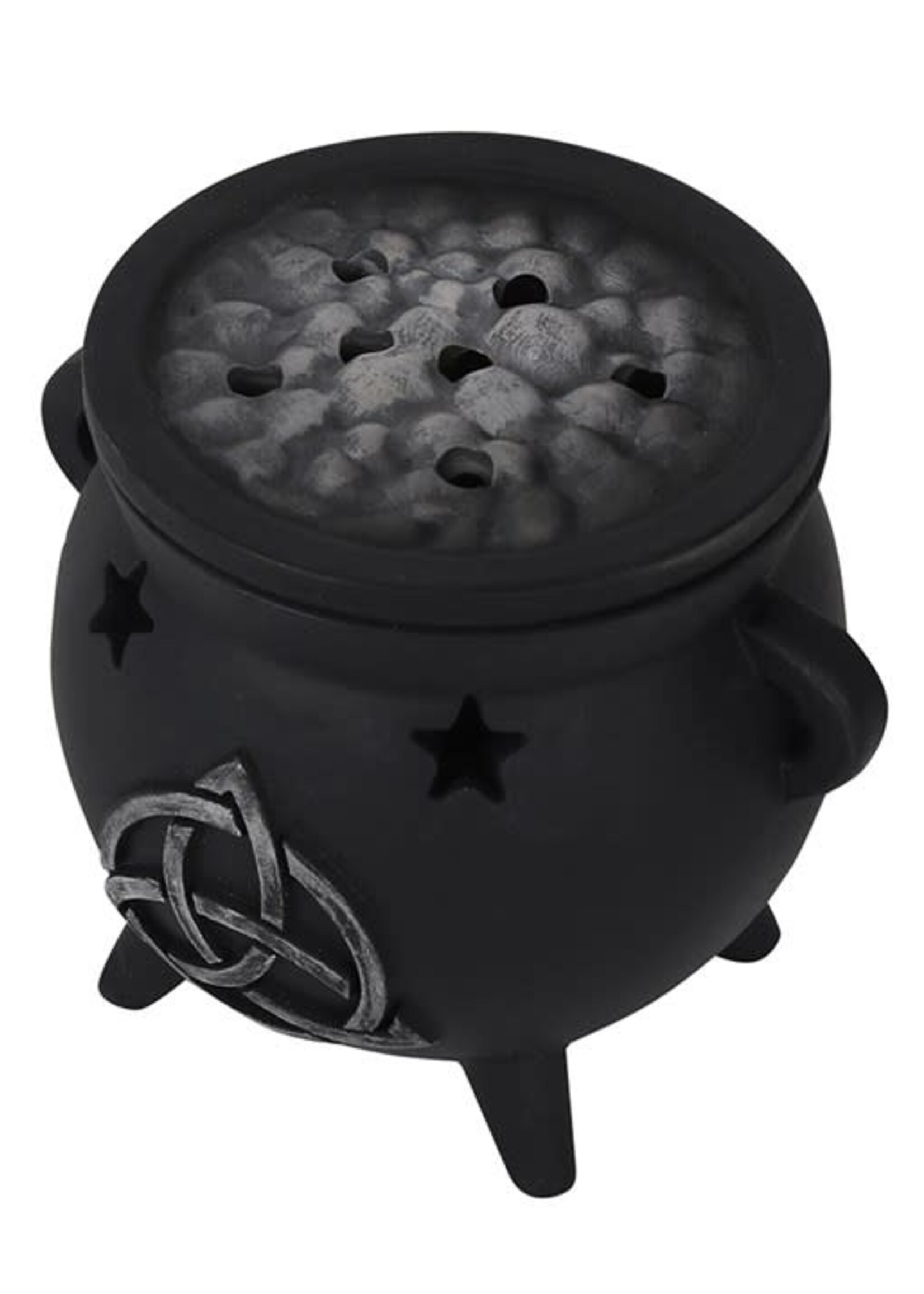 Triquetra Cauldron Incense Cone Holder