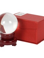 8cm Crystal Ball with wooden Base