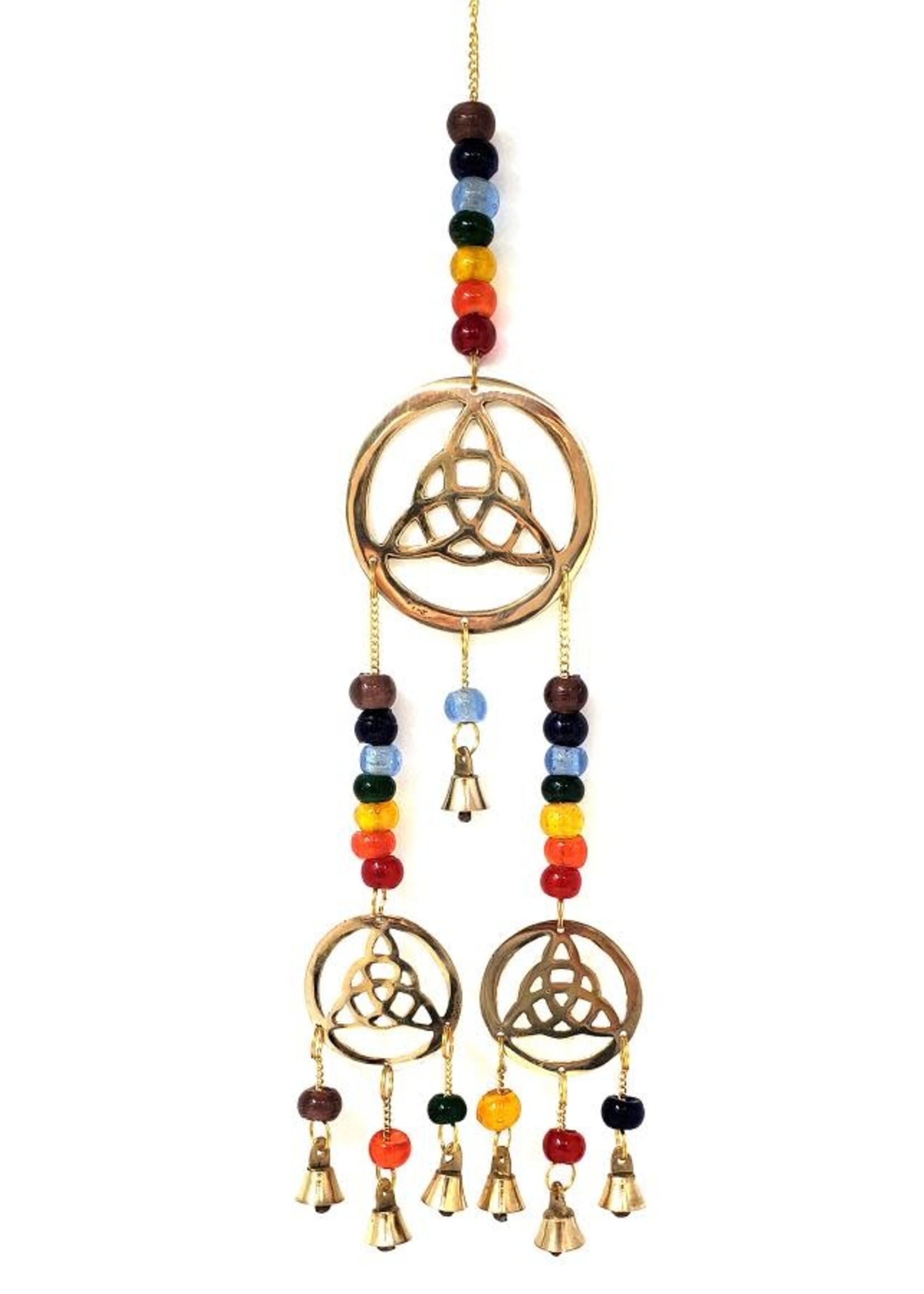 Triquetra Brass Windchime