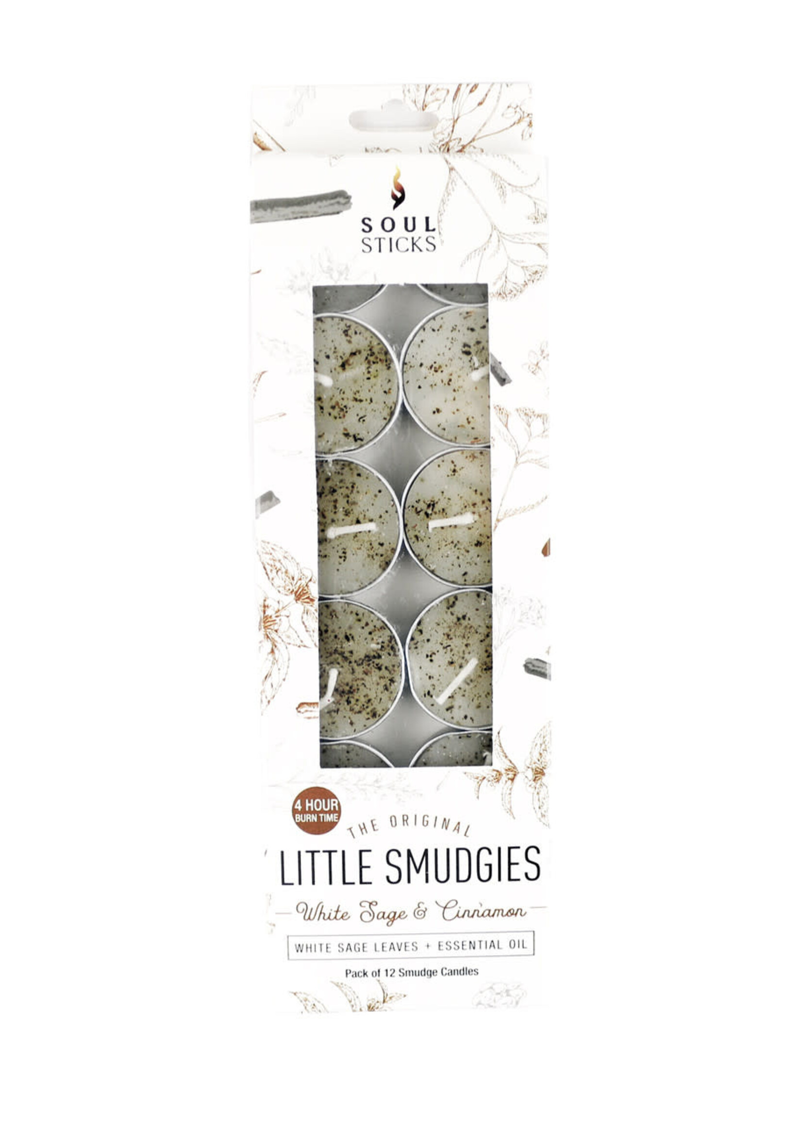 White Sage & Cinnamon Little Smudge Candles