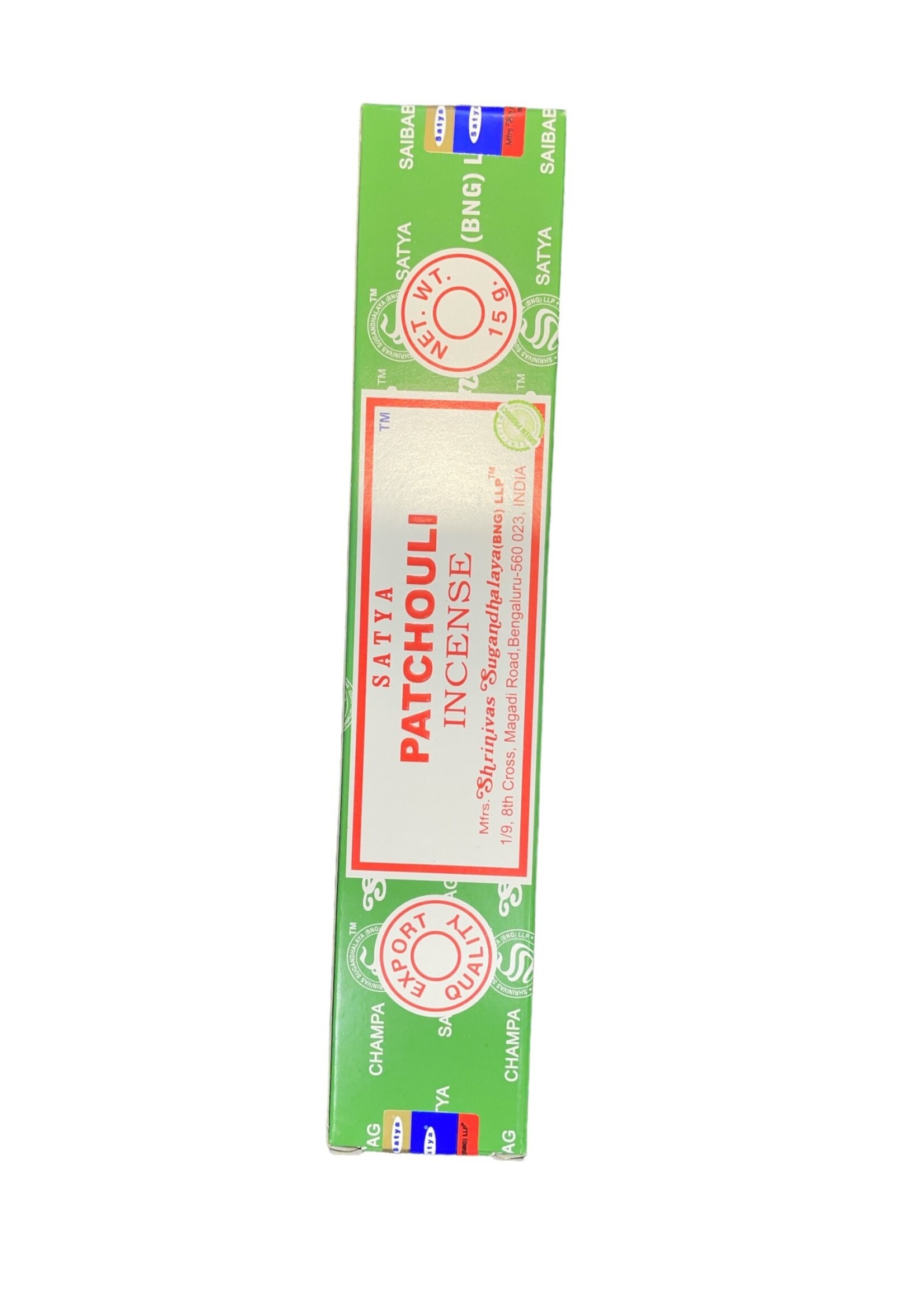 Patchouli Incense - Satya