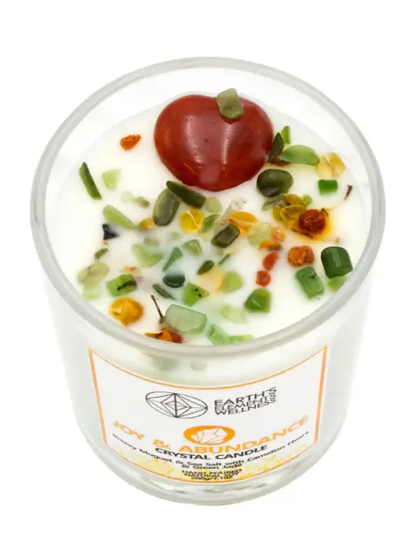 Joy and Abundance Aromatic Crystal Candle