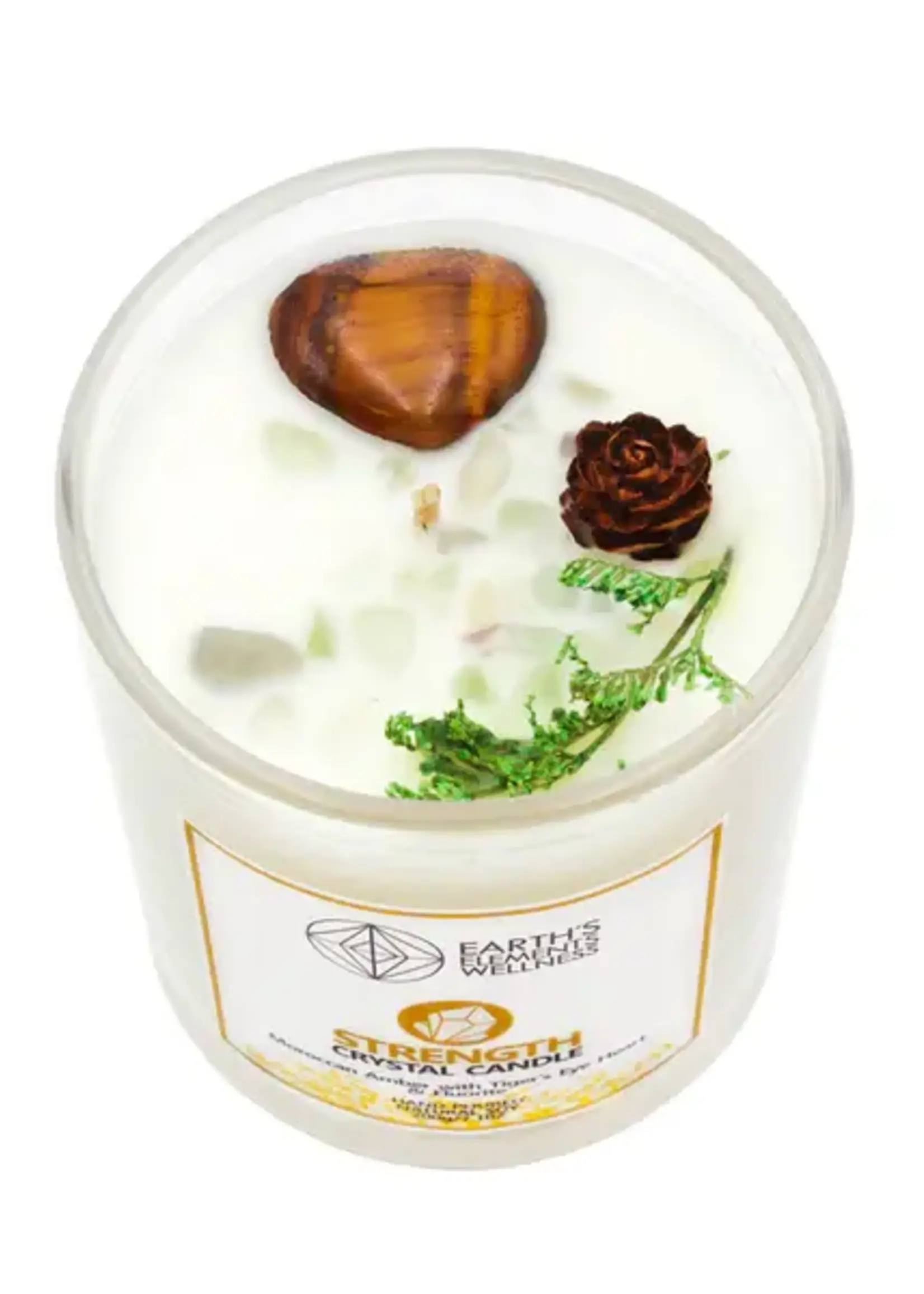 Strength Aromatic Crystal Candle