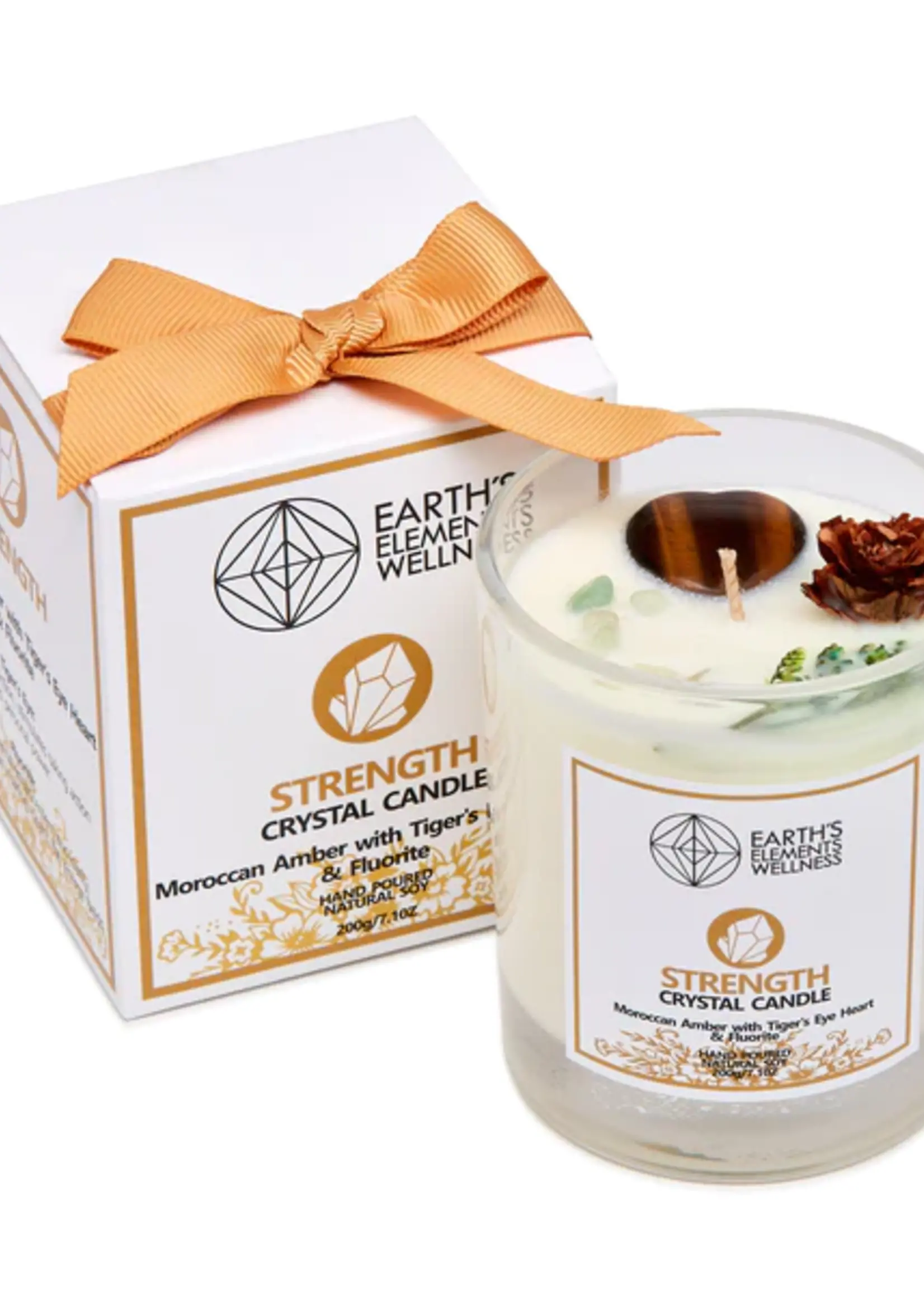 Strength Aromatic Crystal Candle