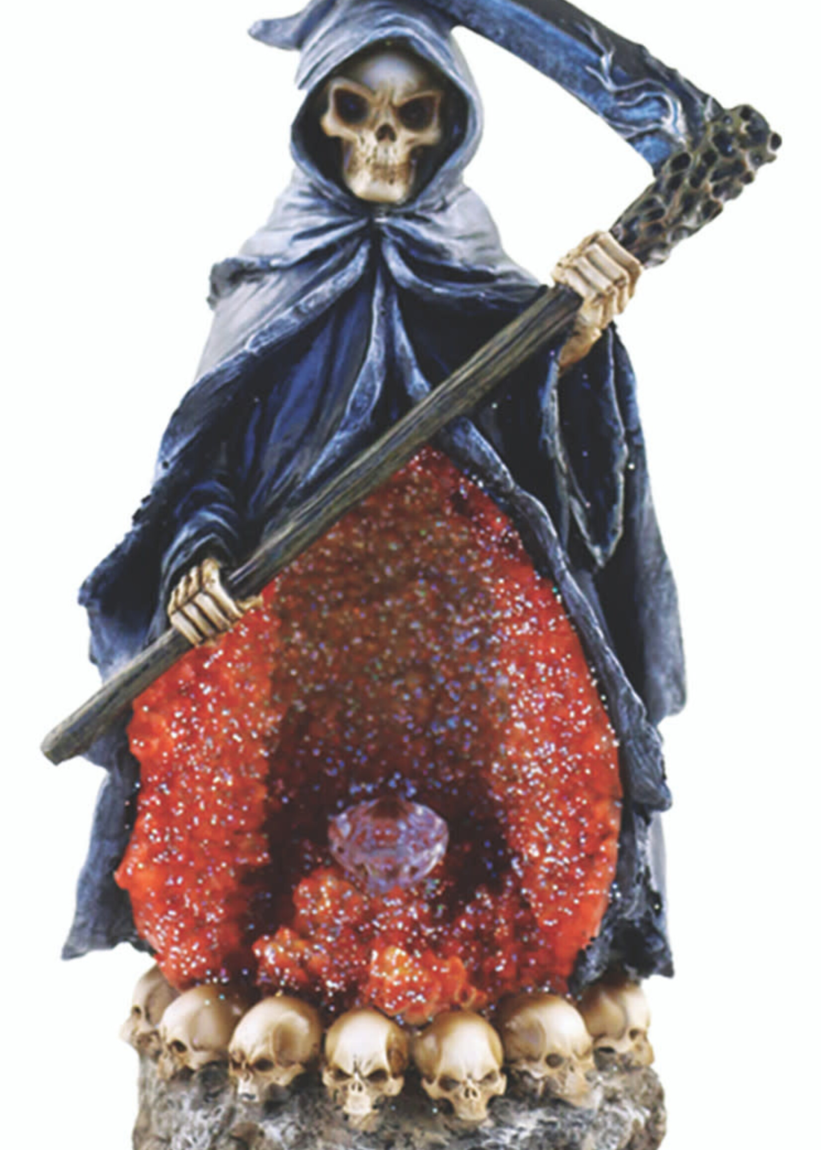 Grim Reaper Back Flow Burner with Light - Red