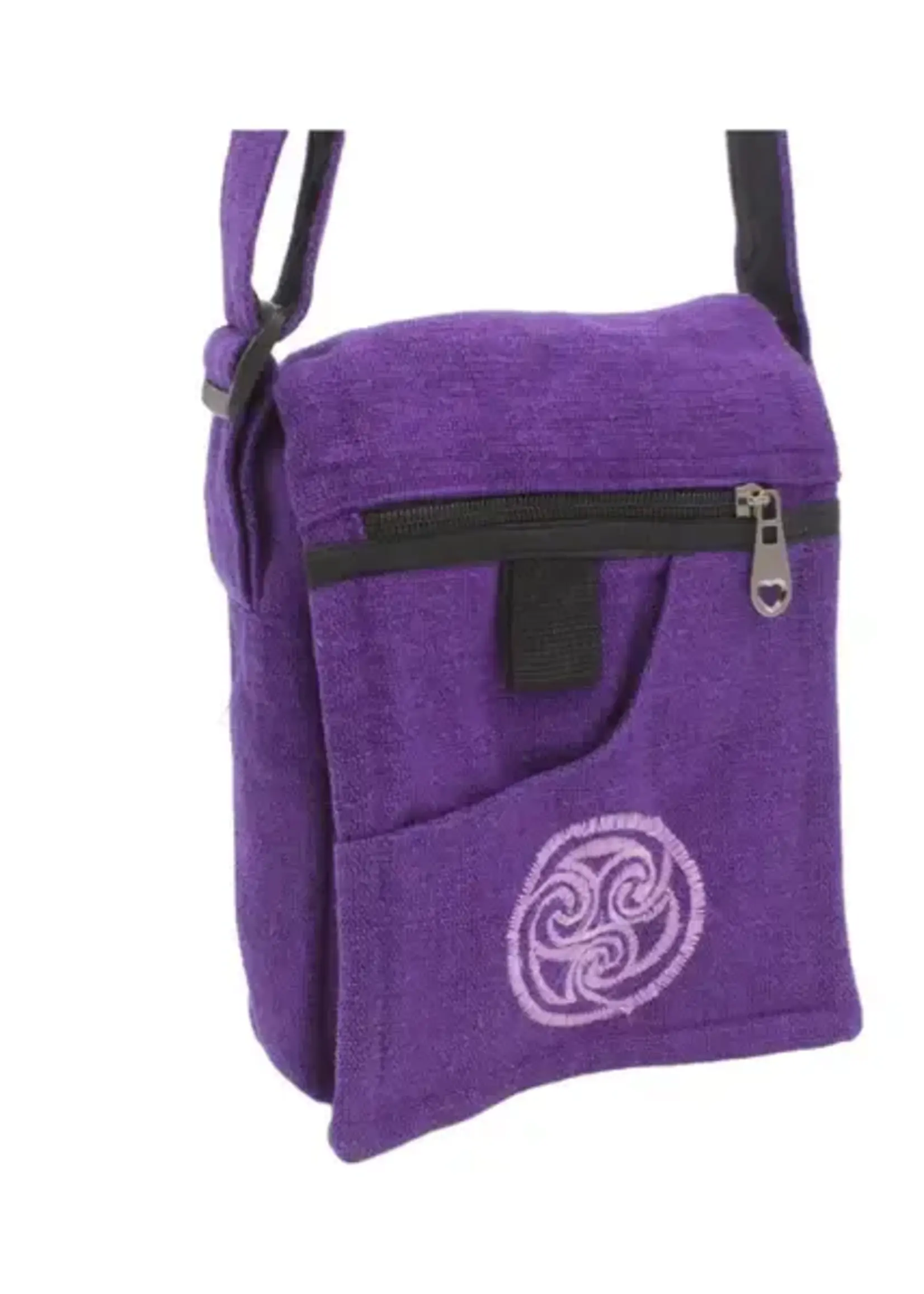 Purple Passport Bag