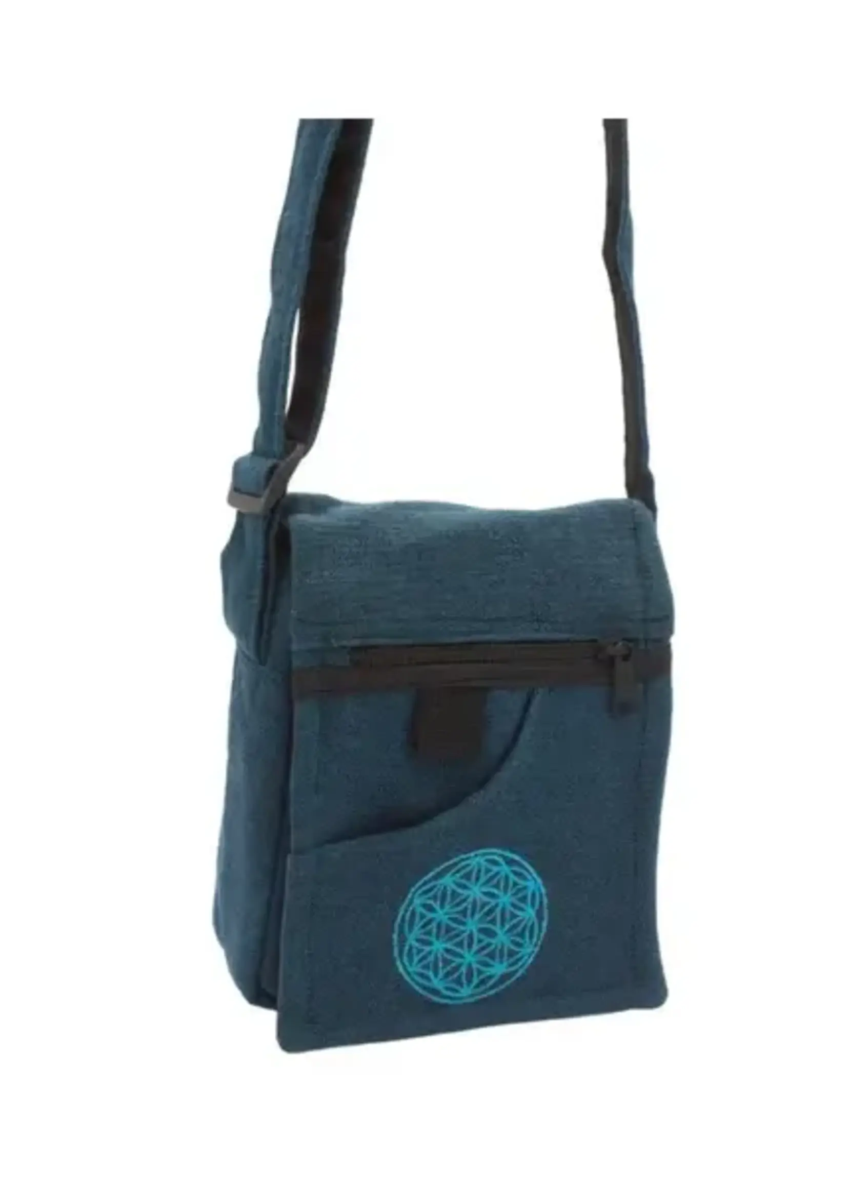 Teal Passport Bag