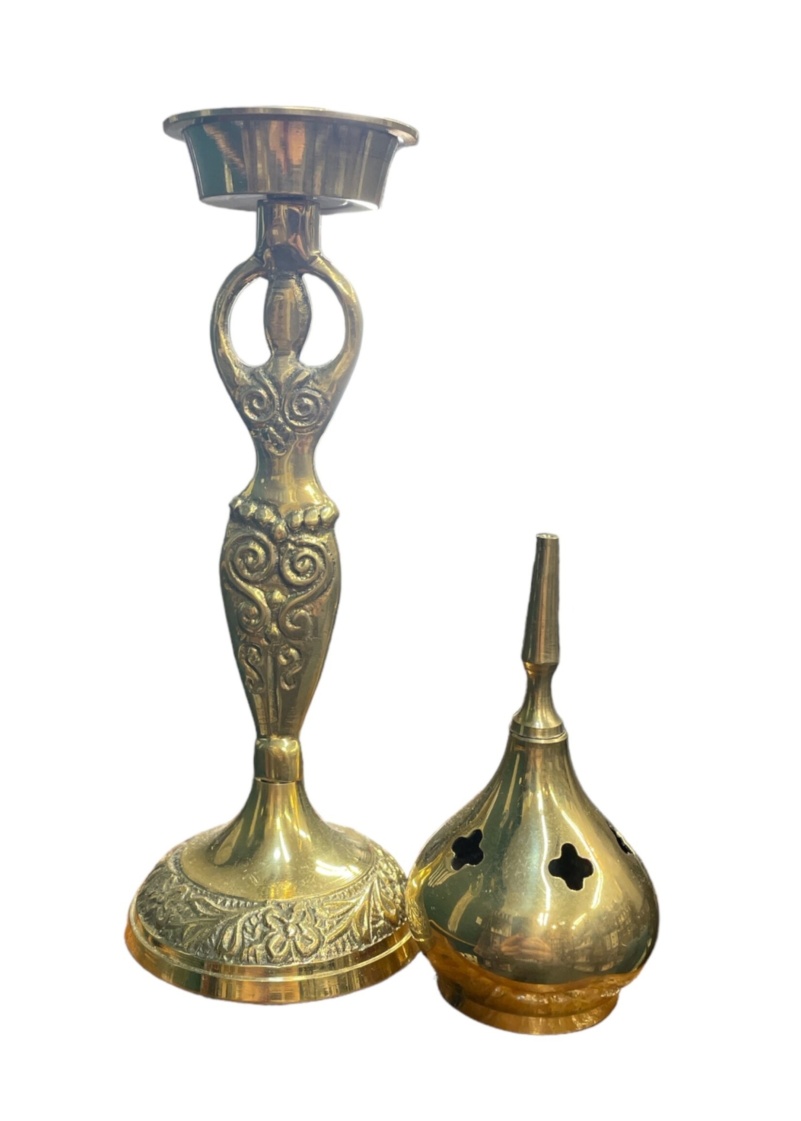 Goddess Brass Incense/Resin Burner