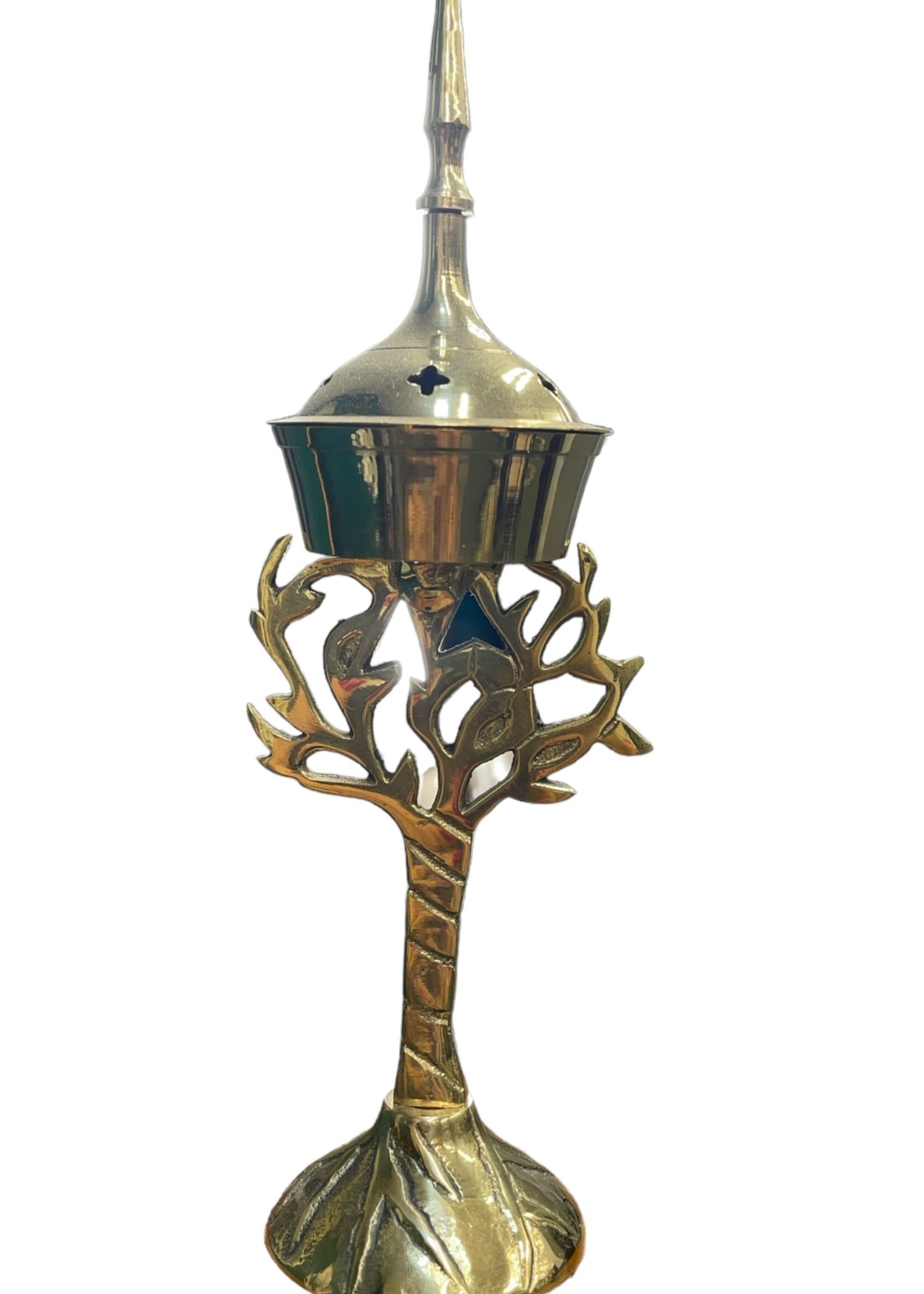Tree of Life Brass Resin/Incense Burner
