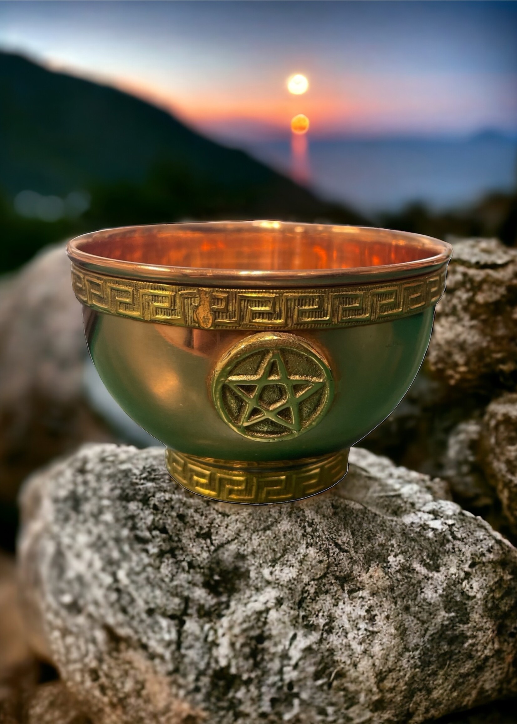 Pentacle  Offering Bowl Copper