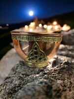 Triquetra Copper Offering Bowl