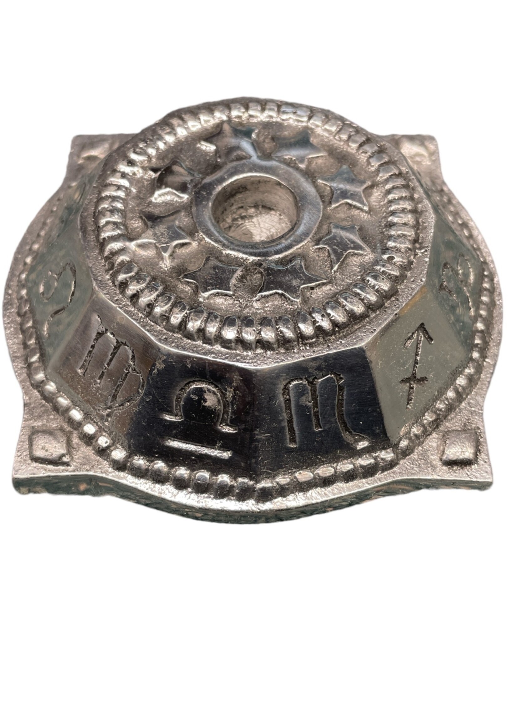 Zodiac Metal Candle Incense Burner