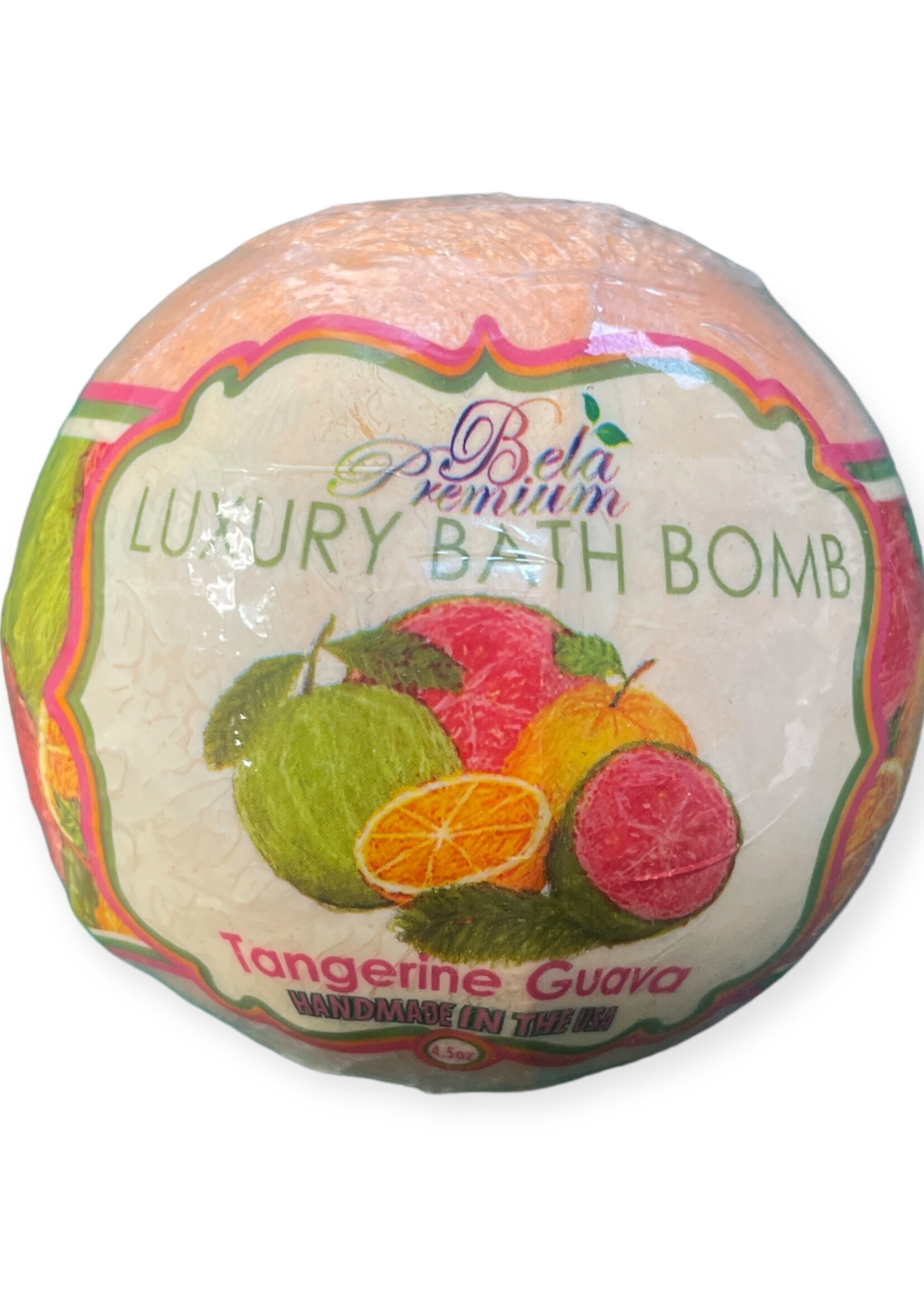 Bela 4.5 oz Bath Bomb Tangerine Guava